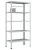 Стеллаж металлический Титан МС-750 1800x1000x700/7