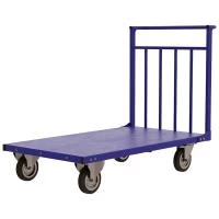 Тележка платформенная ТПУ 10 (г/п 700 кг, 1800x800 мм, колёса с чугунным ободом 250 мм)