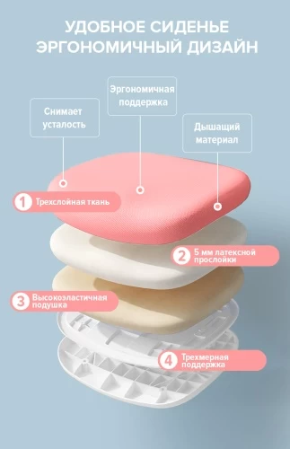 Кресло детское Kids 104 (ткань розовая)