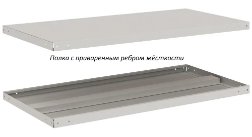 Стеллаж металлический Титан МС-750 3000x700x600/2