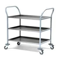 Тележка для сервировки ТДСп 900x600x860 «Profi Inox» (3 уровня)